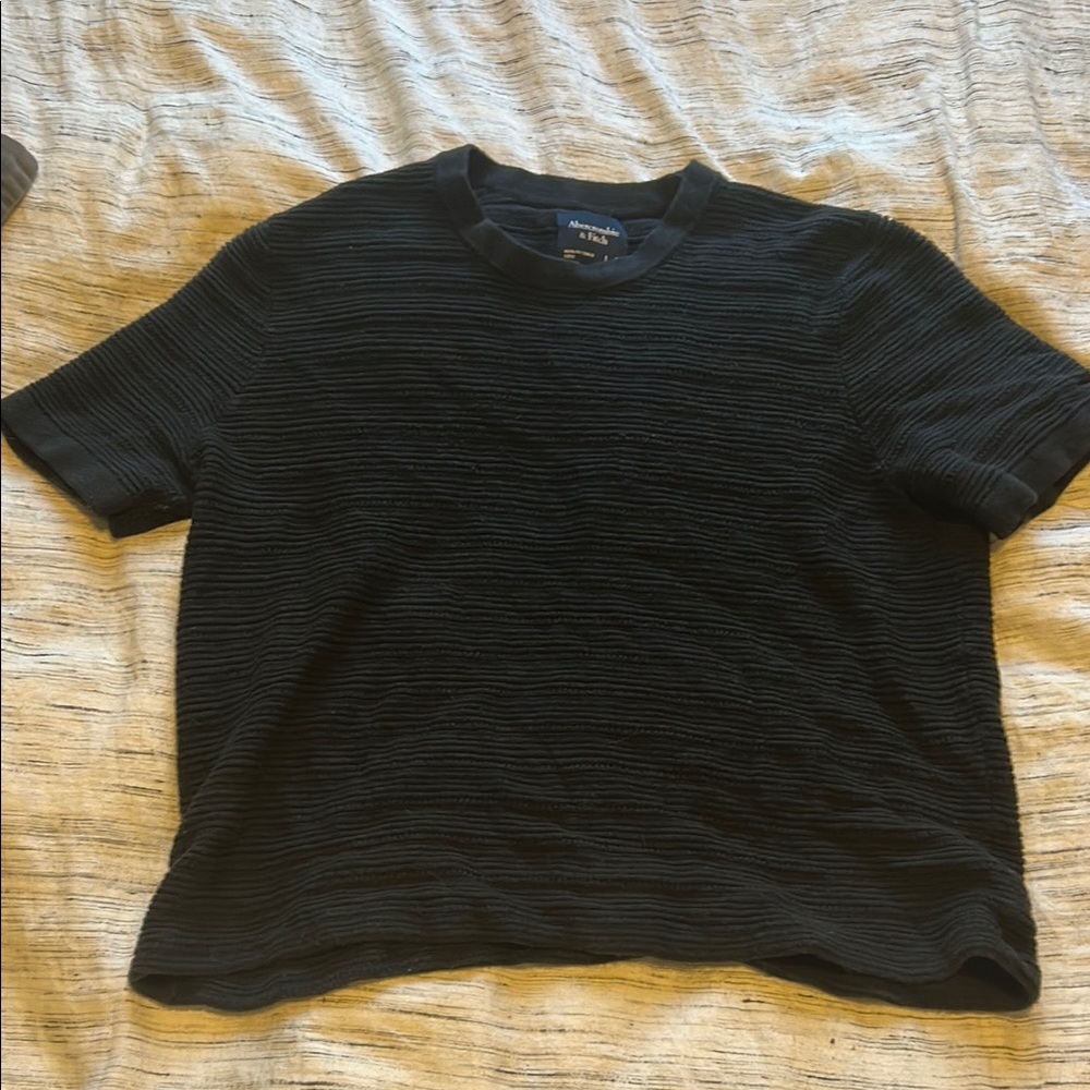 Abercrombie & Fitch Black Short Sleeve Tee